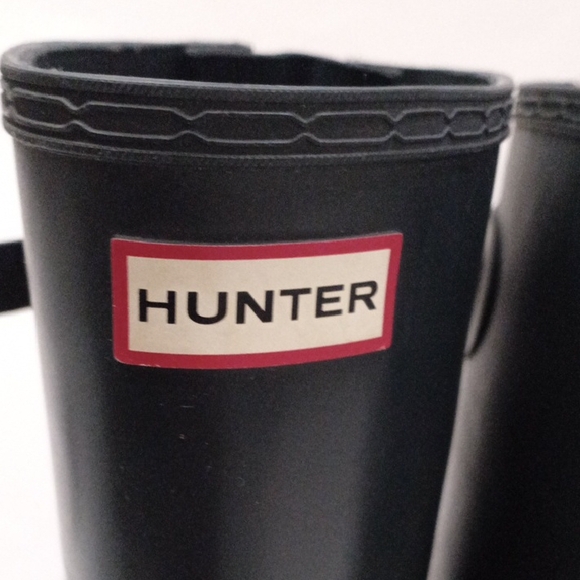Hunter Black Women's Winter & Rain Knee High Tall Boots Women's Size US 10 - Picture 4 of 17